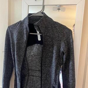 Lululemon Charcoal Heather Zip-Up Jacket